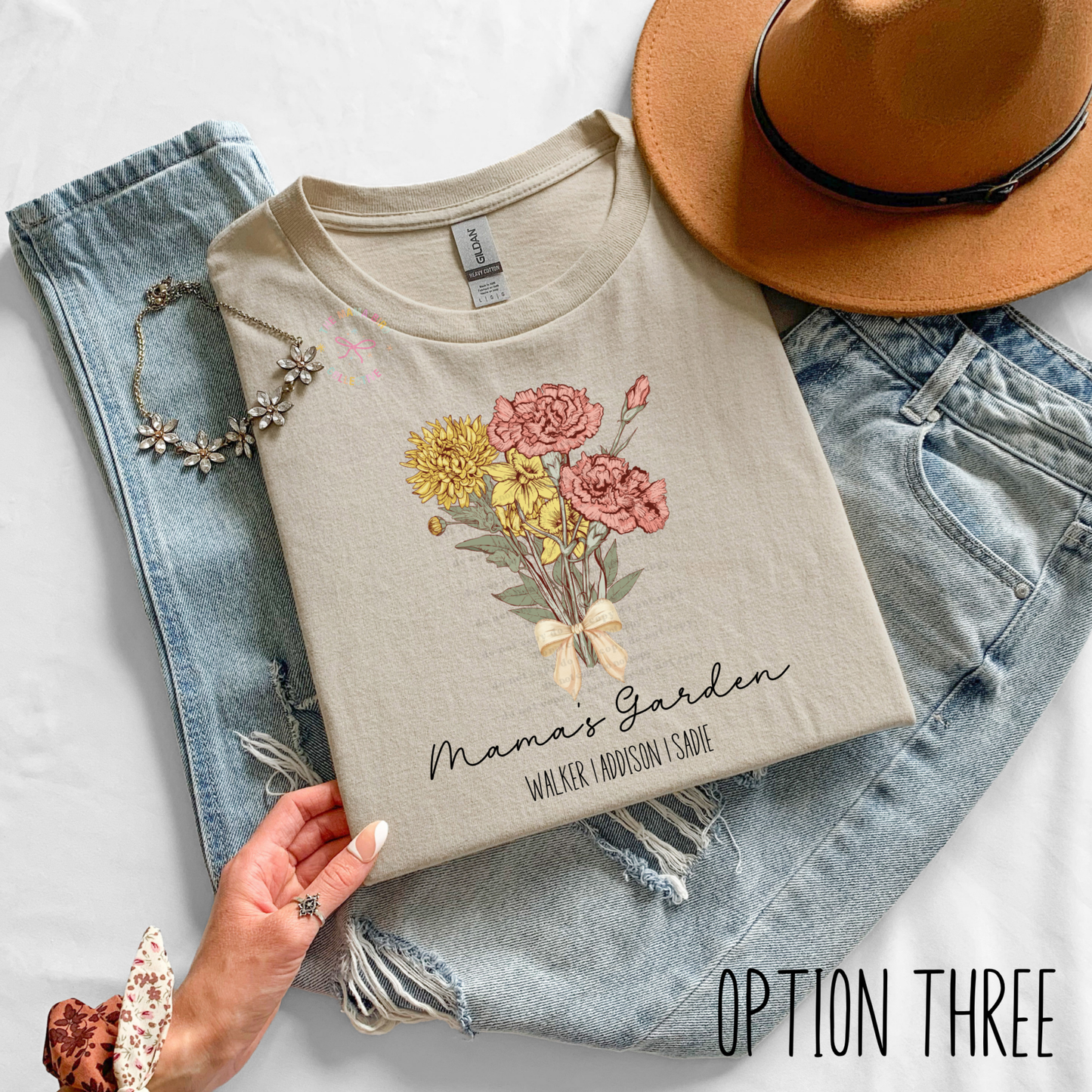 💐✨ Custom Birth Flower Tees + Personalized Options | 14 BUSINESS DAY TAT