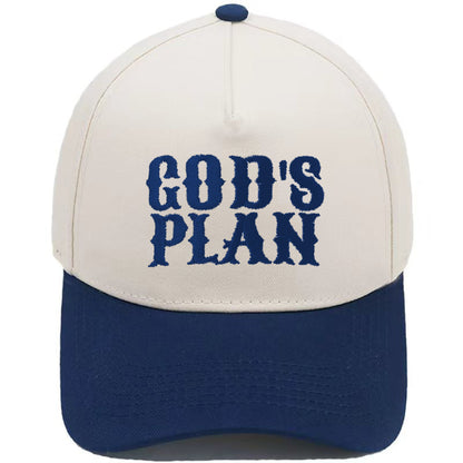 Embroidered GOD'S PLAN Snap Back Hat (14 Colors) | 2-4 Week TAT
