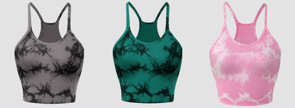 Women's Acid Washed Ribbed Crop Tank (12 Color Options) | 2-4 Week TAT