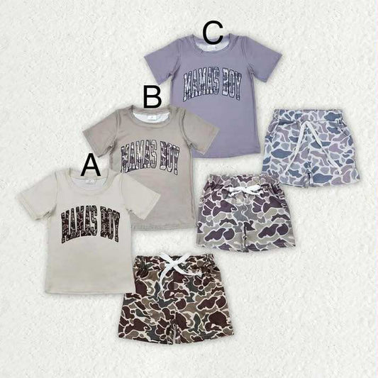 Camo Performance "Mama's Boy" Short Sets with Pockets, 3 Print Options | 1-2 Week TAT