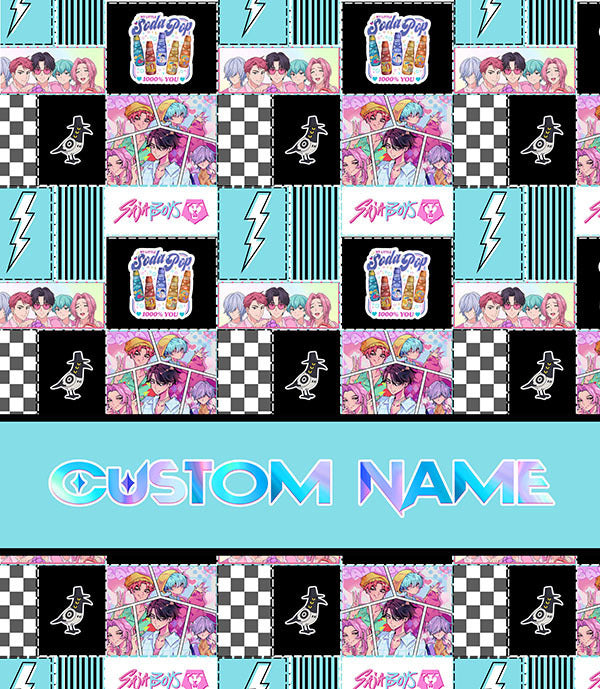 Custom Name Plush K-POP DEMON HUNTER Blanket, 8 Prints & 3 Sizes | 2-4 Week TAT