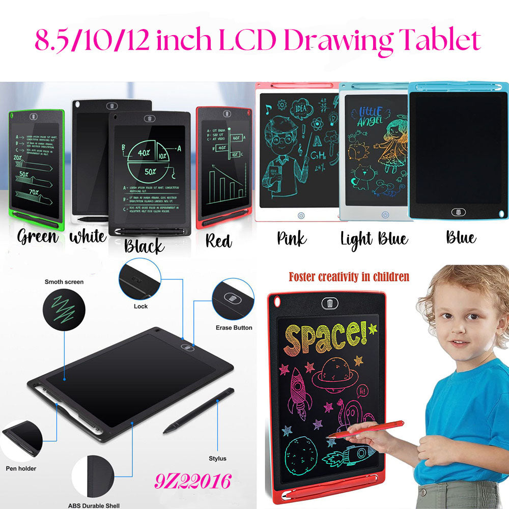 LCD Doodle Tablet, 7 colors and 3 sizes | 2-4 Week TAT