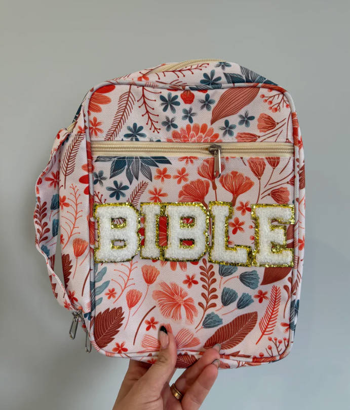 Chenille “Bible” Labeled Carrying Case Accessory Set, 6 Colors | 2-4 Week TAT