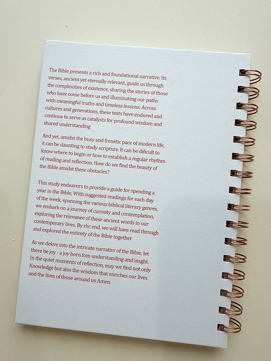 52-Week Bible Study Workbook (Hardcover Edition) | 2-4 Week TAT