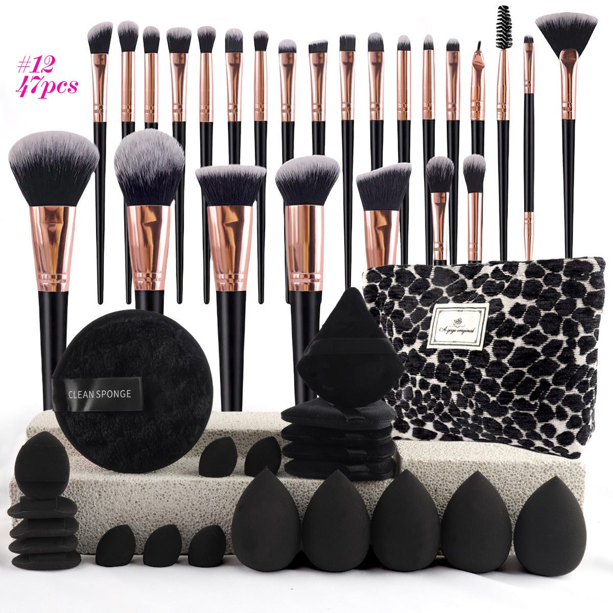 Makeup Brush Set, 12 Colors | 2-4 Week TAT