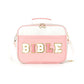 Pastel Chenille BIBLE Patch Bible Cases, 6 Colors - 2-4 Week TAT