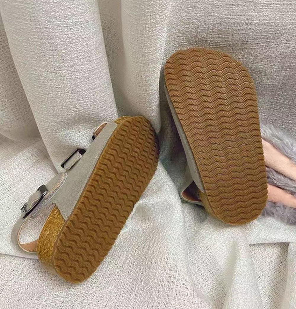 👡 Kid’s Suede Velcro Buckle Sandals | 15 Colors | Sizes 6.5C–2Y | 3-4 WEEK TAT 👡