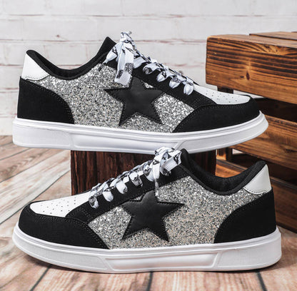 ✨👟 Glitter Star Sneakers + Sizes 35–45 | 3–4 WEEK TAT ✨