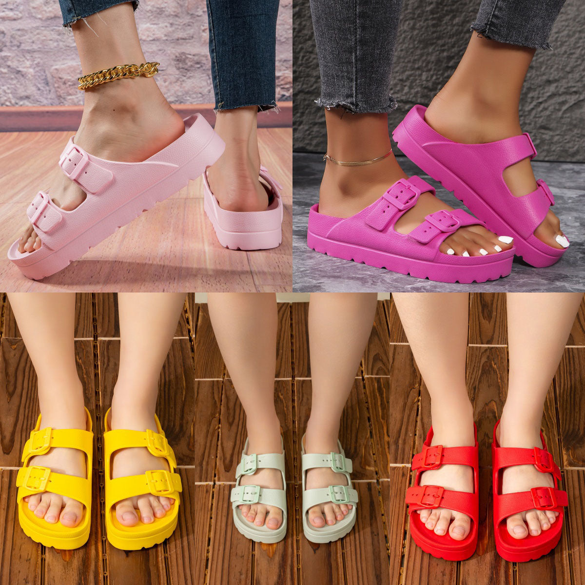 ☁️👡 Women’s Cloud Soft EVA Slides Sandals 13 COLORS!!! + Sizes EUR 33-42 | 3-4 WEEK TAT