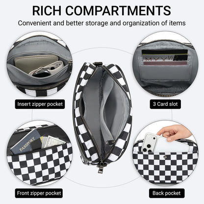 Checkered Crossbody (6 colors) - 2-4 Week TAT