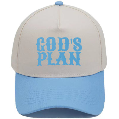 Embroidered GOD'S PLAN Snap Back Hat (14 Colors) | 2-4 Week TAT