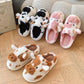 Fuzzy Cow Slipper | 2-4 Week TAT