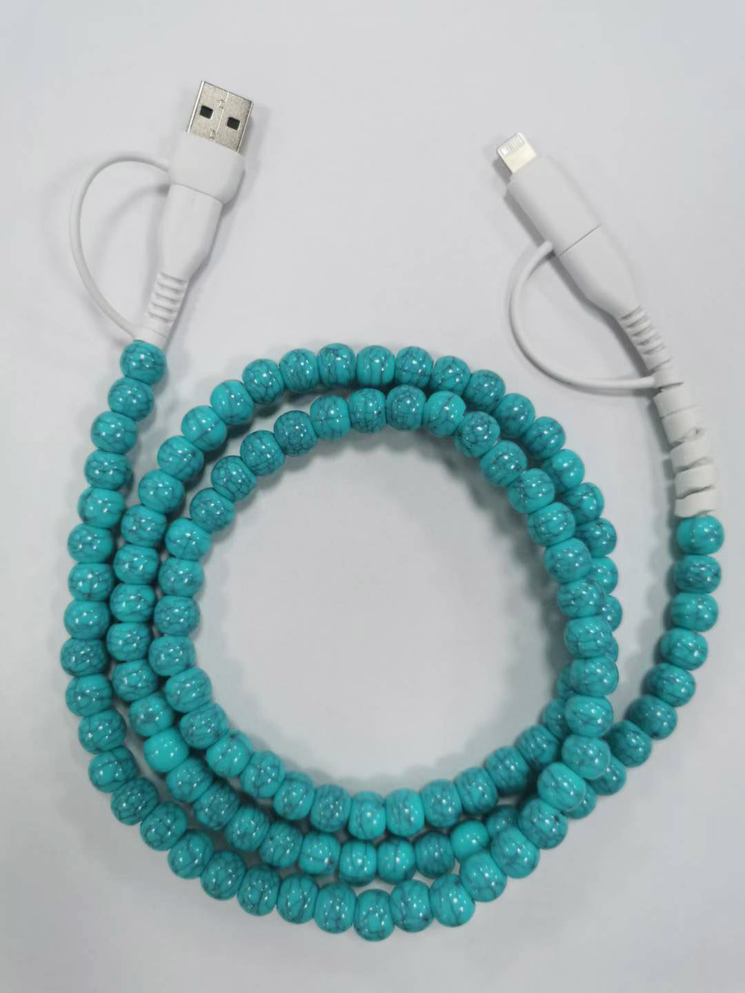 4-in-1 Beaded Lightening Phone Charger - 30 Options | 2-4 Week TAT