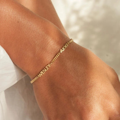 💖 Personalized Name Stainless Steel Bracelet ✨ Silver, Gold, or Rose Gold | Custom Jewelry | 3-4 WEEK TAT