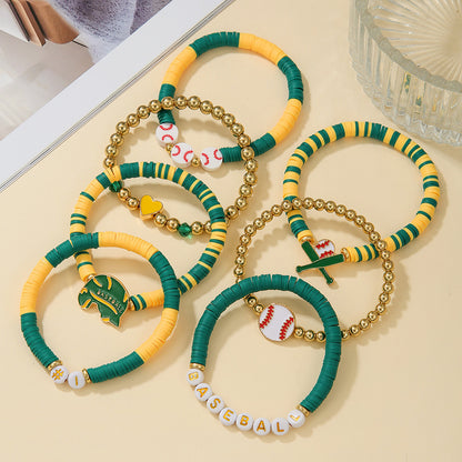 ⚾️ Game Day Baseball Bracelet Stacks | 6 Different Team Colors | 3-4 WEEK TAT ⚾️
