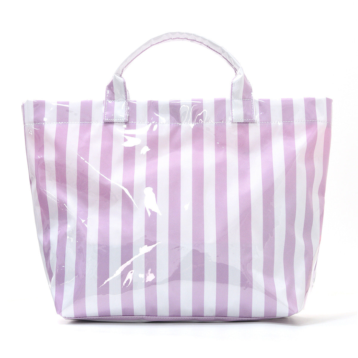 ☀️ Striped Summer PVC Tote Bag - 16 Colors/Print Options! | 3-4 Week TAT
