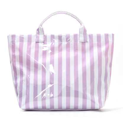 ☀️ Striped Summer PVC Tote Bag - 16 Colors/Print Options! | 3-4 Week TAT