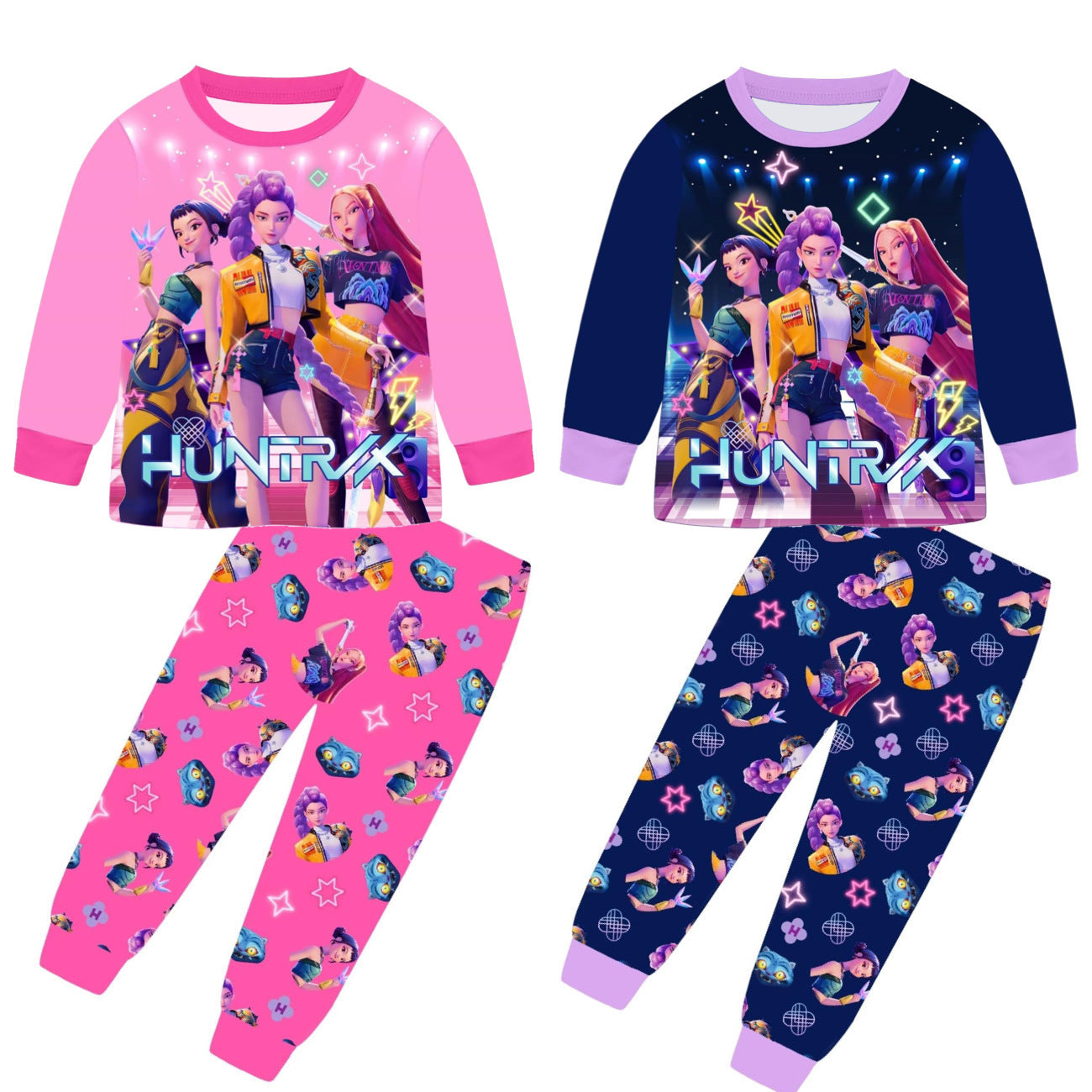 K-POP DEMON HUNTER Pajama Set, 4 Prints | 2-4 Week TAT