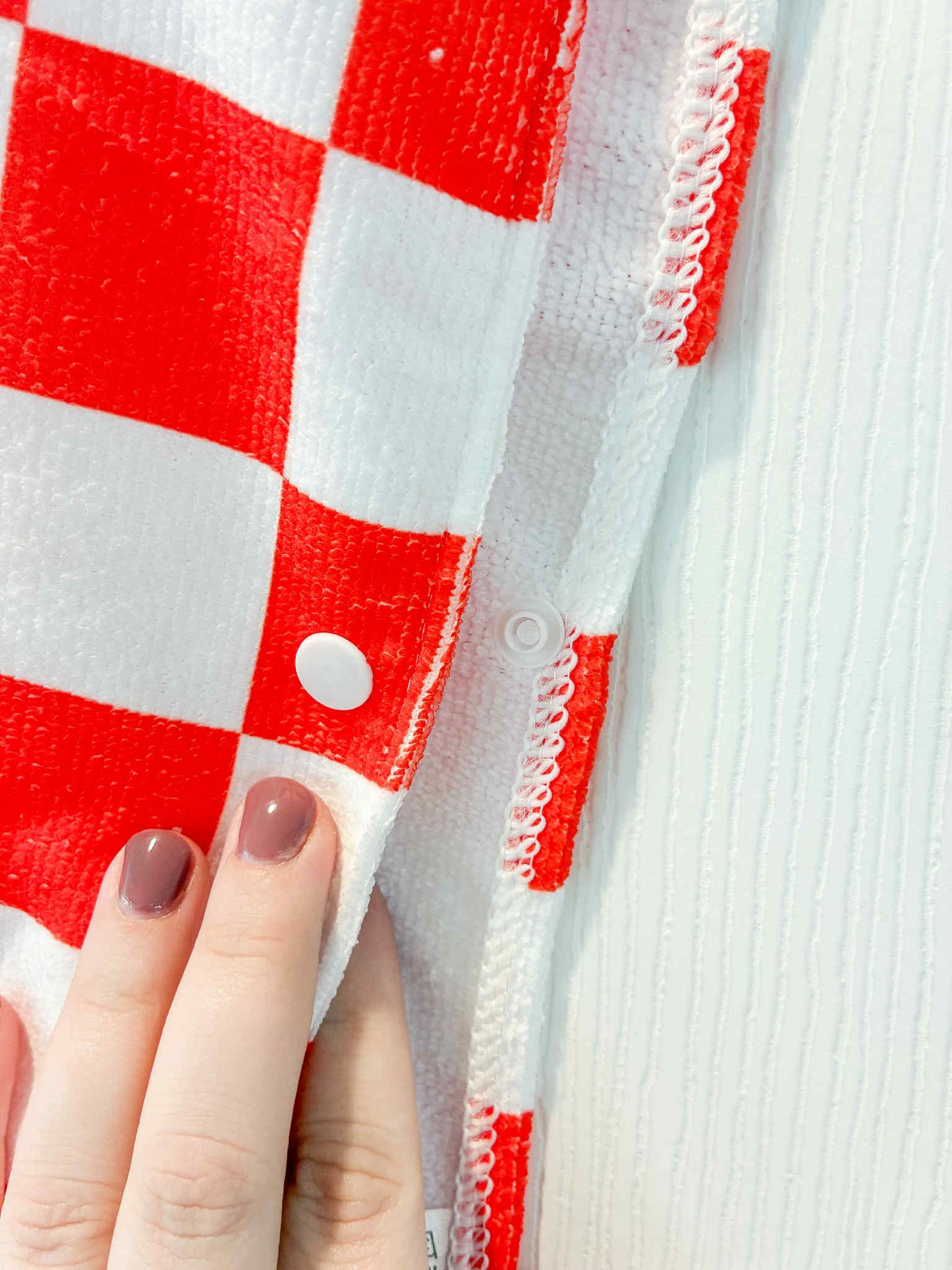 🌈 CUSTOM CHECKERED HOODED NAME TOWELS 🛁💖 | ALL SIZES | 3-4 WEEK TAT ✨