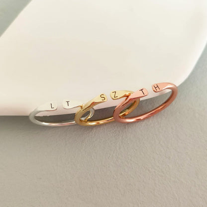 💍 Adjustable Initial Rings | 3-4 WEEK TAT