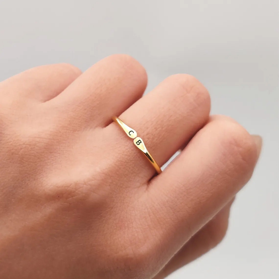 💍 Adjustable Initial Rings | 3-4 WEEK TAT