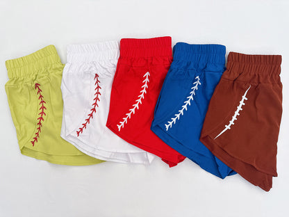 🏈⚾ Mommy & Me Game Day High-Waisted Shorts | Baseball + Football | 6-8 WEEK TAT ⚾🏈