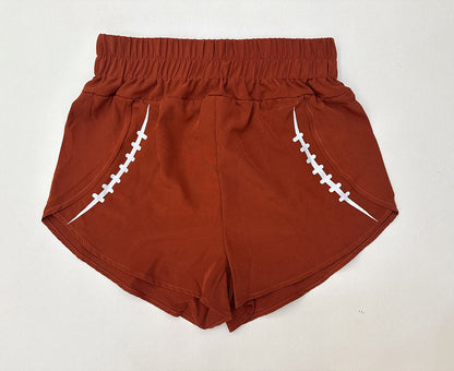 🏈⚾ Mommy & Me Game Day High-Waisted Shorts | Baseball + Football | 6-8 WEEK TAT ⚾🏈