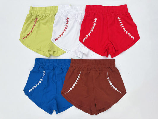 🏈⚾ Mommy & Me Game Day High-Waisted Shorts | Baseball + Football | 6-8 WEEK TAT ⚾🏈