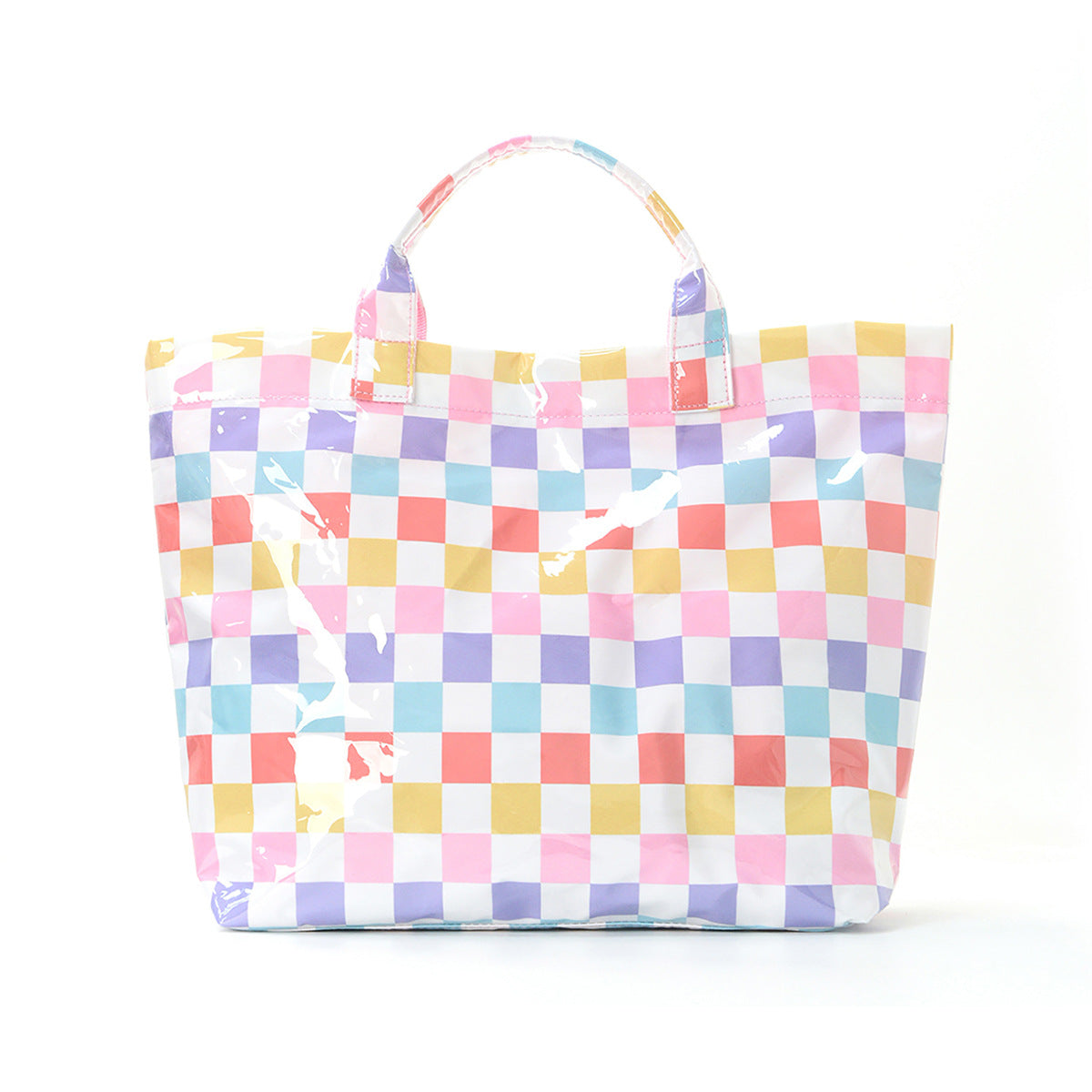 ☀️ Striped Summer PVC Tote Bag - 16 Colors/Print Options! | 3-4 Week TAT