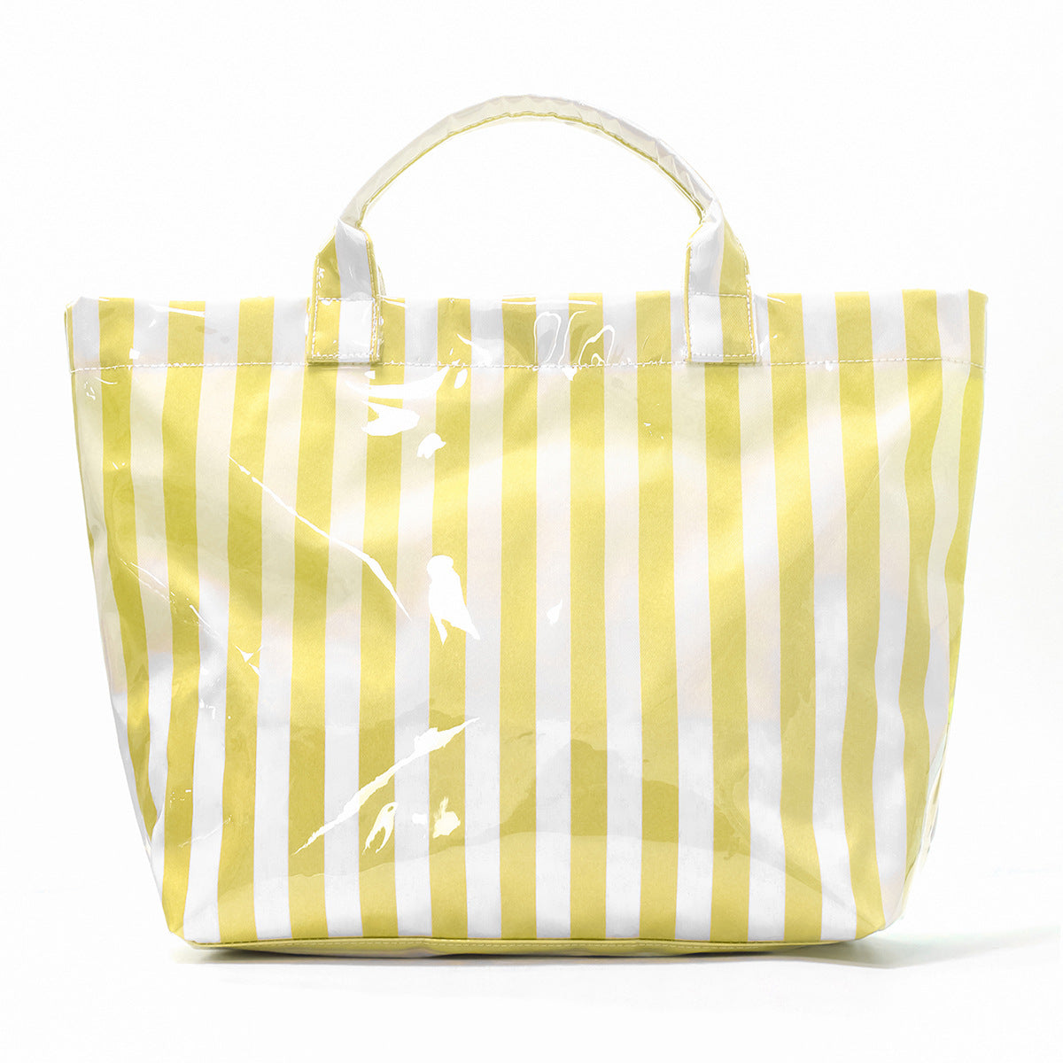 ☀️ Striped Summer PVC Tote Bag - 16 Colors/Print Options! | 3-4 Week TAT