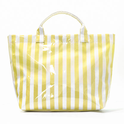 ☀️ Striped Summer PVC Tote Bag - 16 Colors/Print Options! | 3-4 Week TAT