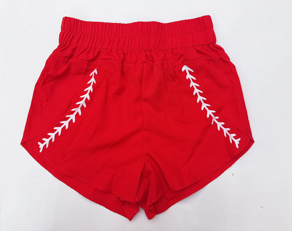 🏈⚾ Mommy & Me Game Day High-Waisted Shorts | Baseball + Football | 6-8 WEEK TAT ⚾🏈