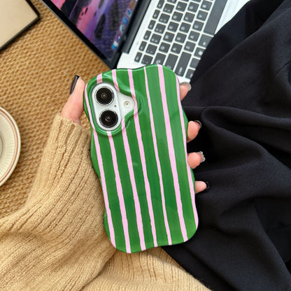 📱🌊 Striped Wave Protective iPhone Case | iPhone 13–17 Models | 5 Colors | 3–4 Week TAT