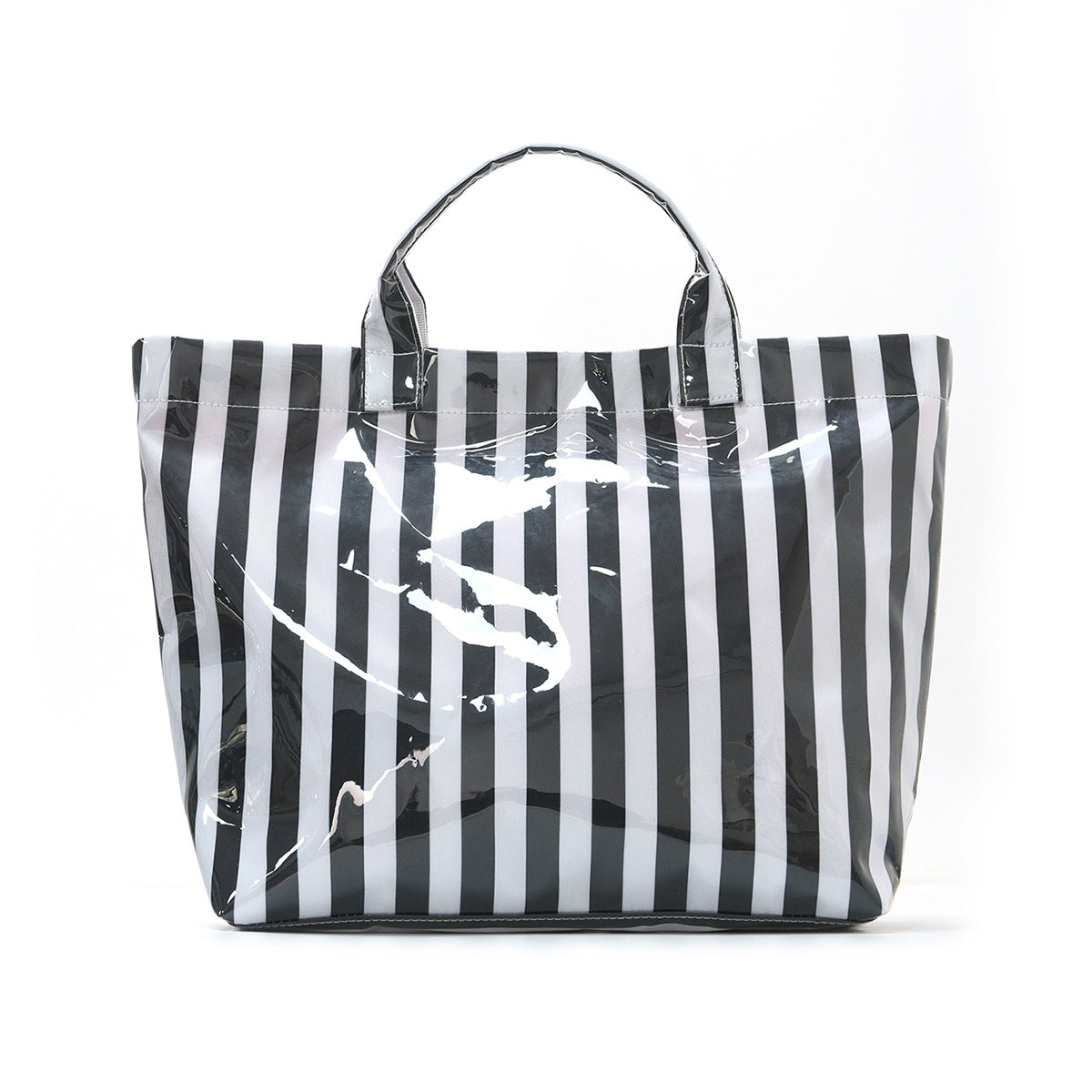 ☀️ Striped Summer PVC Tote Bag - 16 Colors/Print Options! | 3-4 Week TAT