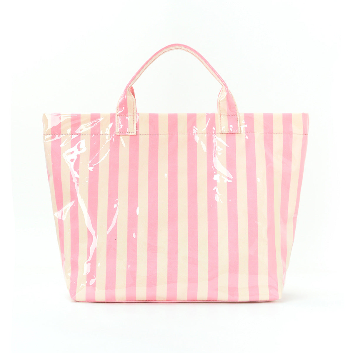 ☀️ Striped Summer PVC Tote Bag - 16 Colors/Print Options! | 3-4 Week TAT