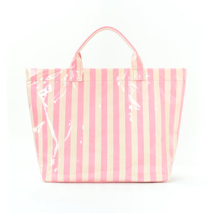 ☀️ Striped Summer PVC Tote Bag - 16 Colors/Print Options! | 3-4 Week TAT