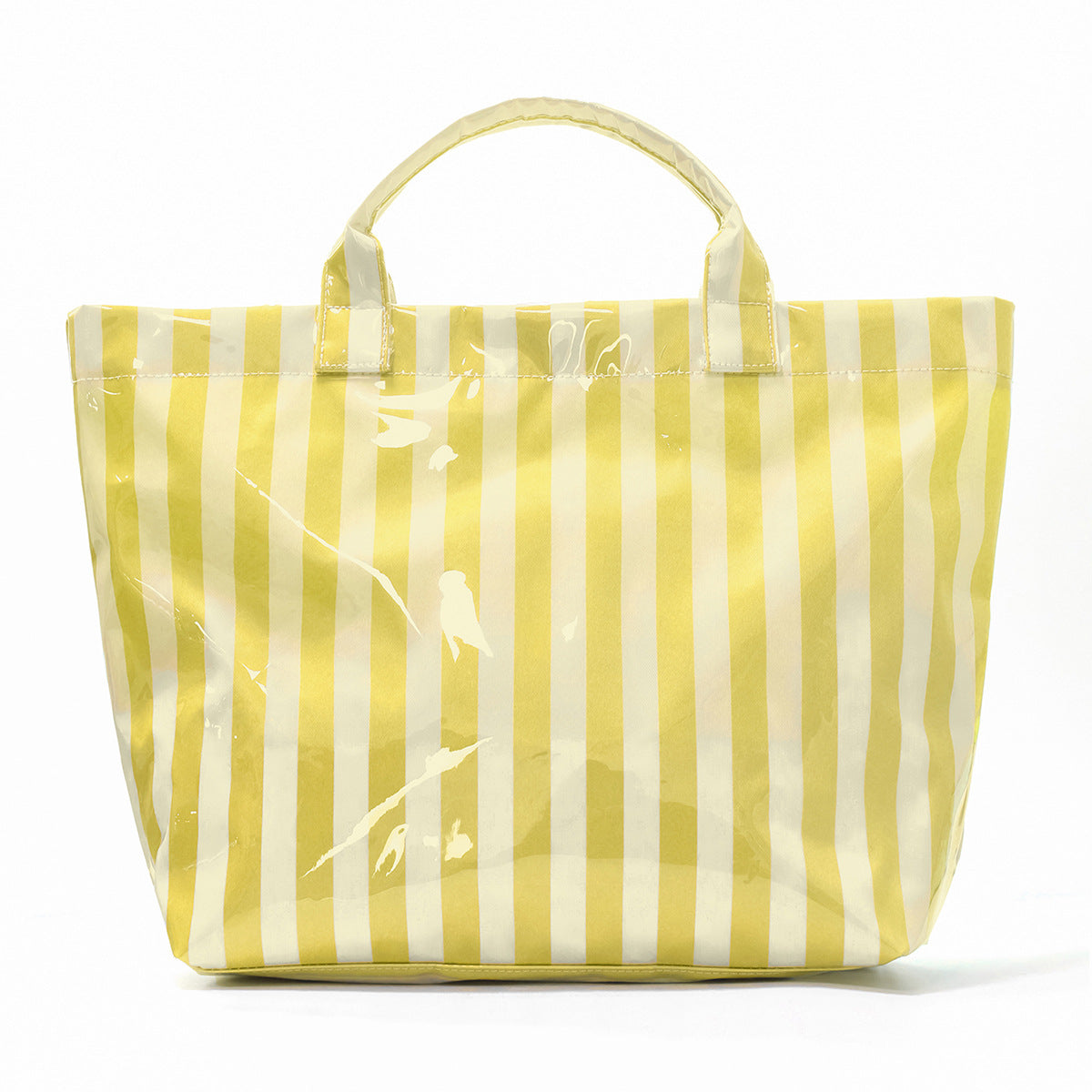 ☀️ Striped Summer PVC Tote Bag - 16 Colors/Print Options! | 3-4 Week TAT