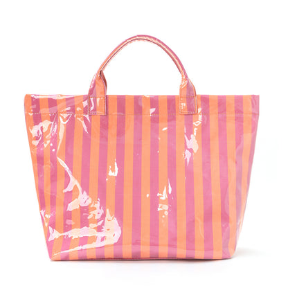 ☀️ Striped Summer PVC Tote Bag - 16 Colors/Print Options! | 3-4 Week TAT