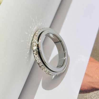 ✨💍 Zirconia Spinning Fidget Rings + Sizes 5–11 | 3–4 Week TAT 💍✨