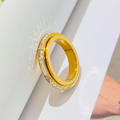 ✨💍 Zirconia Spinning Fidget Rings + Sizes 5–11 | 3–4 Week TAT 💍✨