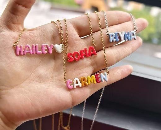 Custom Bubble Necklace GOLD OPTION | 2-4 Week TAT