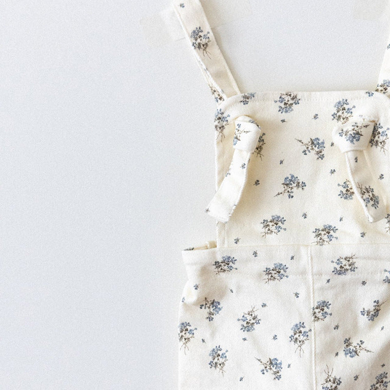 🌸👖 Girls Bell Bottom Denim Overalls + Infant Toddler Girls Sizes 6M-6Y | 3-4 WEEK TAT