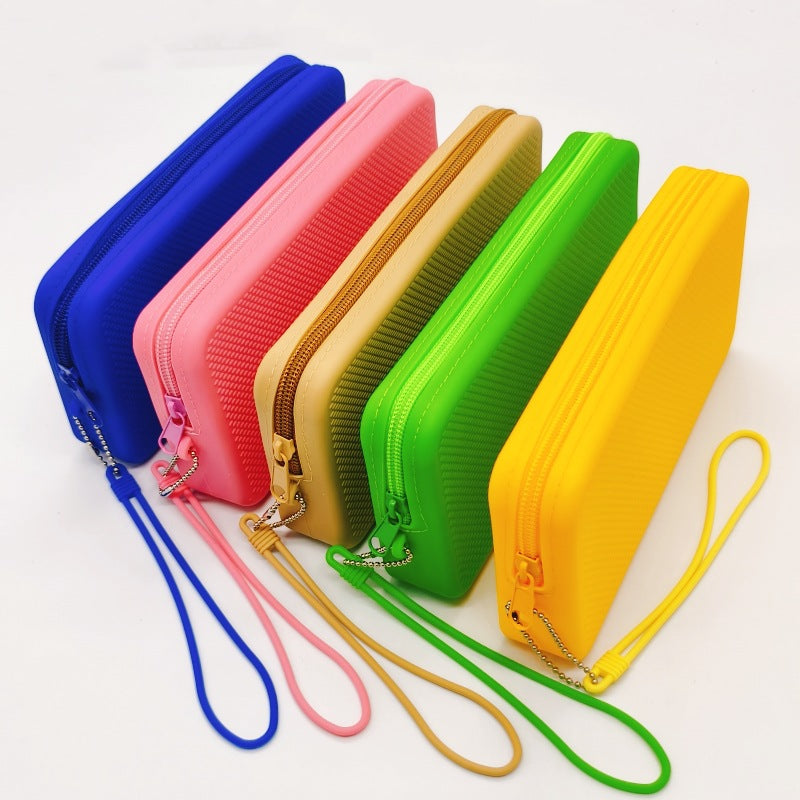 Zipper Around Waterproof Silicone Pouches 2/$15.75 😍✨ + 10 COLORS | 3–4 WEEK TAT