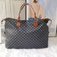 Faux Leather Checkered Weekender - 3 Colors | 2-4 Week TAT