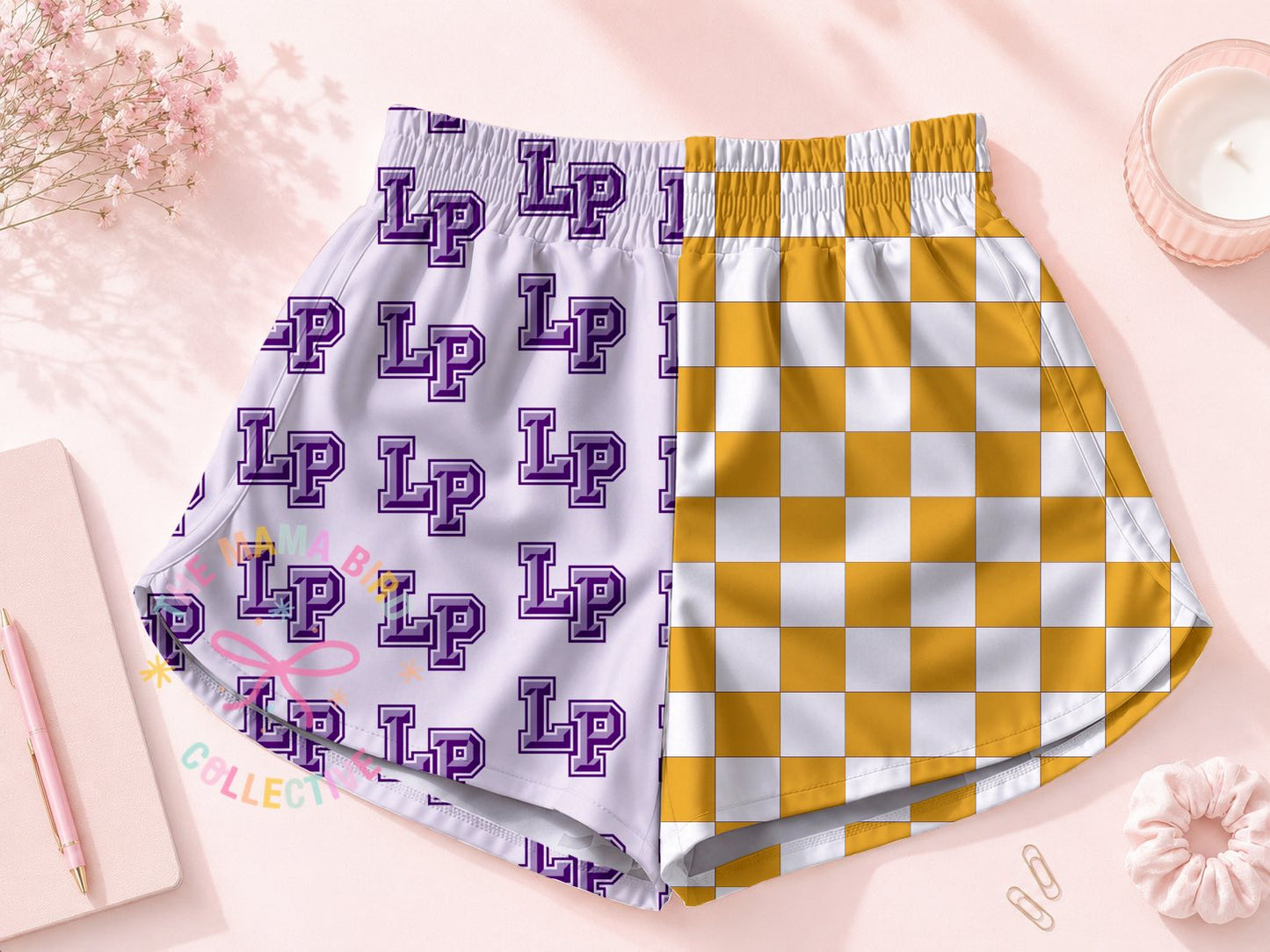 ✨🏈 Mommy & Me CUSTOM MASCOT SPLIT SHORTS| Sizes 12/24M to 2XL | 3-4 WEEK TAT 🏁✨