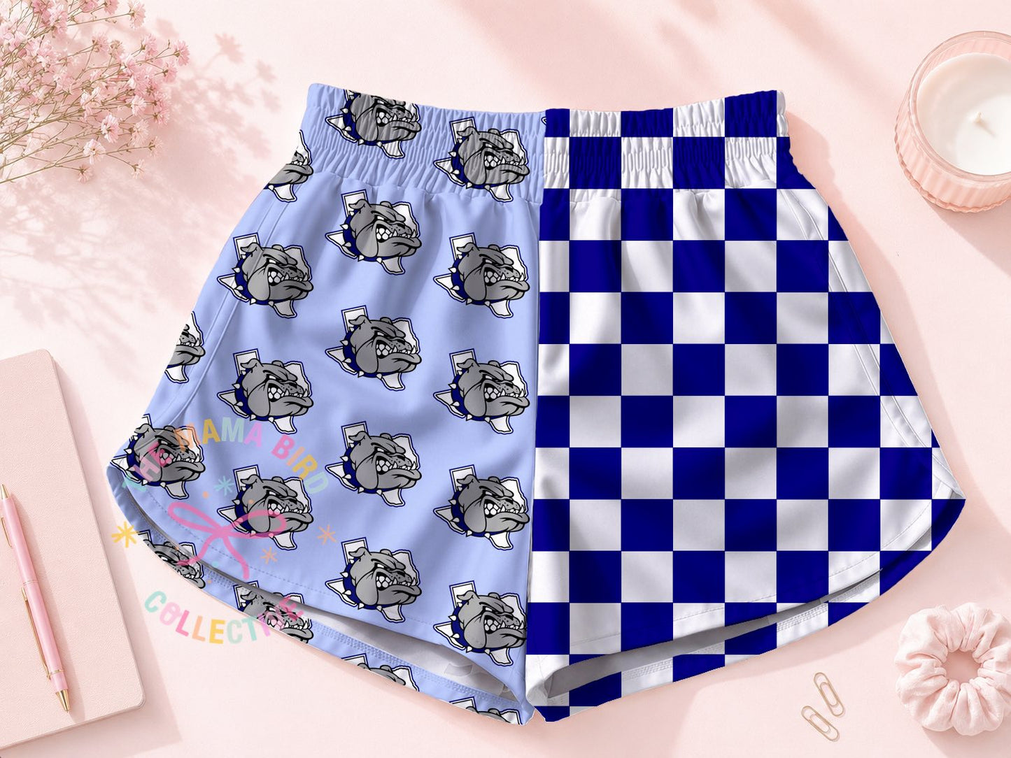 ✨🏈 Mommy & Me CUSTOM MASCOT SPLIT SHORTS| Sizes 12/24M to 2XL | 3-4 WEEK TAT 🏁✨