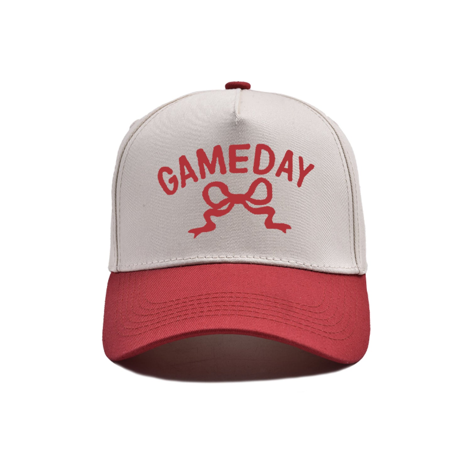 Embroidered Bow Game Day Adjustable Fit Hat (11 Color Options) | 2-4 Week TAT
