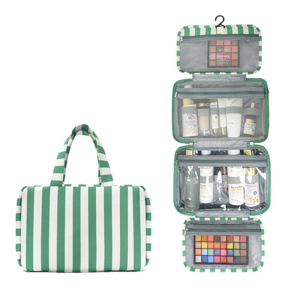 Striped Hanging Toiletry Bag 😍✈️ + 7 COLORS | 3–4 WEEK TAT