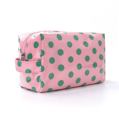 🩷✨ POLKA DOT WATERPROOF PVC MAKEUP TOILETRY BAG + 12 COLORS | 3-4 WEEK TAT ✨🩷