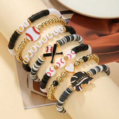 ⚾️ Game Day Baseball Bracelet Stacks | 6 Different Team Colors | 3-4 WEEK TAT ⚾️